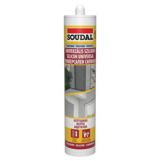 SOUDAL Silicon universal transparent 280ml 103230