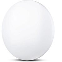 Plafonieră LED V-TAC 24 W milky cover 35 cm, alb, temperatura lumină reglabilă, IP20