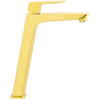 Baterie pentru lavoar, înaltă monocomandă auriu Vitto gold Verdeline 286 mm