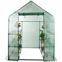 Seră de grădină din polietilenă, pentru flori și legume, 140 g/m², protecție UV4,1,4 × 1,4 × 1,9 m, cod GF-2197