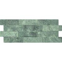 Gresie Avila Grey 15*40 cm AVI03, model piatra, gri, finisaj mat
