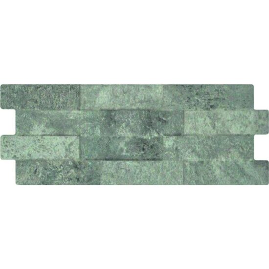 Gresie Avila Grey 15*40 cm AVI03, model piatra, gri, finisaj mat