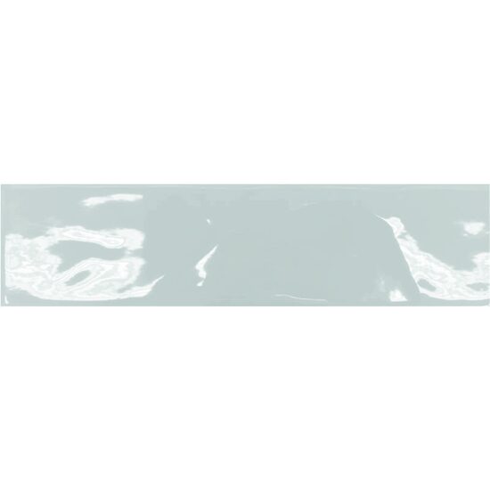 Faianta Crayon Light Grey 10x30 cm, CYN47, model decor, gri deschis, finisaj lucios