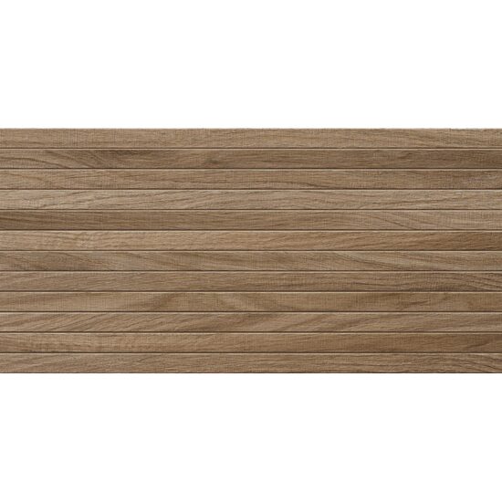 Gresie Woodline Brown WOD2 60x120 cm, model lemn, maro finisaj mat