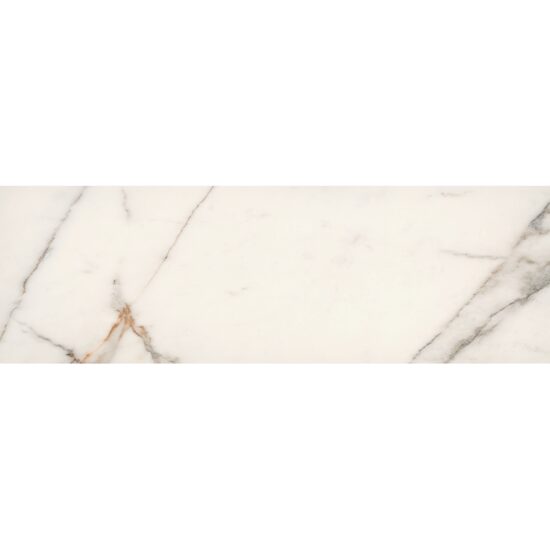 Faianta Marvy Glossy Rec/Momento 1. 30x90 cm, model marmura, alb, finisaj lucios