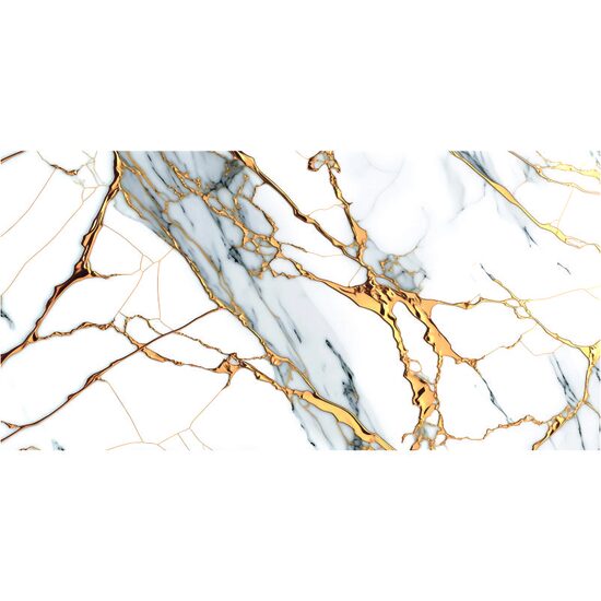 Gresie Adline Gold 60x120 cm, Alb