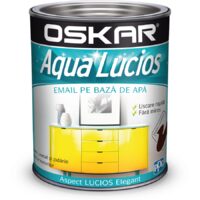 Email pentru lemn și metal OSKAR aqua lucios maro nomad 0,6 L pentru lemn si metal