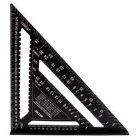 Echer aluminiu Lumytools LT18383 300 mm cu talpa de sprijin pentru măsurători precise