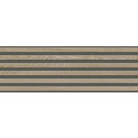 Faianta Jarel Oak Mate 30x90 cm, rectificata, model riflaj, finisaj mat, maro
