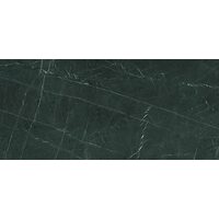 Lastra - placa mare gresie XXL - Marquina Mate 120x260 cm, rectificata, model marmura, finisaj mat, negru