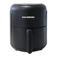 Friteuză cu aer cald Hausberg HB-2356, 2,6 L, 1000-1200 W, negru, 5 programe, digital