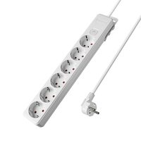 Prelungitor electric 6 prize 5 m Braytron alb BR-BY72-00265