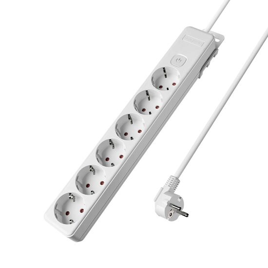 Prelungitor electric 6 prize 5 m Braytron alb BR-BY72-00265