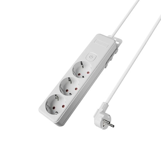 Prelungitor electric Braytron, BY72-00233, 3 prize, 3 metri, alb