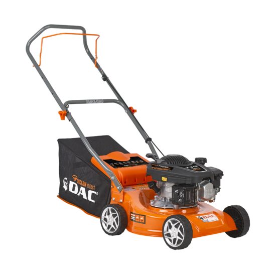 Mașină de tuns gazonul pe benzină DAC 100XLS, motor Ducar în 4 timpi, 3,3 CP, lățime de tăiere 40 cm, sac colector 45 L
