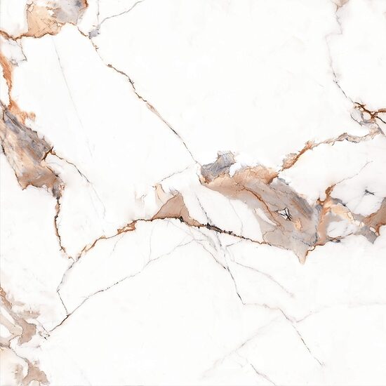 Gresie rectificata Helios 1. 60x60 cm, Alb Maro, finisaj lucios