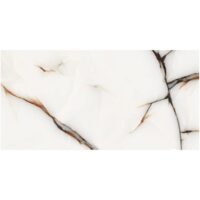 Gresie rectificata Savona Grey SAO2 60x120 cm, model marmura, gri, finisaj lucios