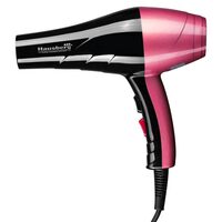 Uscător de par Hausberg HB-26, 2000 W, 2 viteze, 3 temperaturi, negru-roz