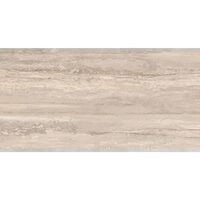 Gresie rectificata Traverten Beige Sugar 25621111 60x120 cm, model marmura, bej, finisaj mat