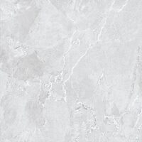 Gresie rectificata Adela White 60x60x0.7cm, model marmura, alb, finisaj lucios