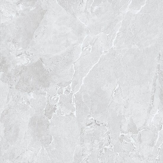 Gresie rectificata Adela White 60x60x0.7cm, model marmura, alb, finisaj lucios