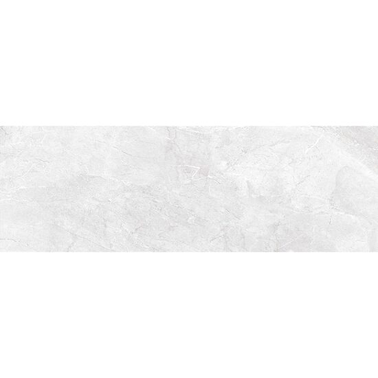 Faianta rectificata Adela White 30x90x0.7cm, model marmura, alb, finisaj lucios