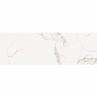 Faianta rectificata Adonis White 30x90x0.7cm, model marmura, alb, finisaj lucios