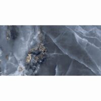 Gresie Alard Sky 60x120 cm, albastru, model marmura, finisaj lucios