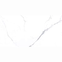 Gresie Satuaria Snow-Glossy 60x120 cm, alb, model marmura, finisaj lucios