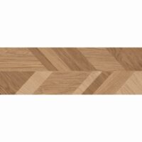 Faianta rectificata Mood Bamboo Decofon 30x90 cm, maro, model ciment, finisaj mat