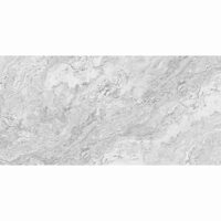 Gresie rectificata Moonwalk Light Grey 60x120 cm, gri deschis, model ciment, finisaj lucios