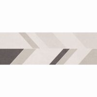 Faianta rectificata Mood Cement Decofon 30x90 cm, gri deschis, model ciment, finisaj mat