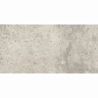 Gresie rectificata Beton Bianco 60x120x0.7cm, alb, model ciment, finisaj semilucios