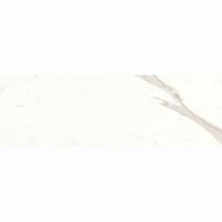 Faianta rectificata Nuvola White 30x90x0.7cm, alb, model marmura, finisaj mat