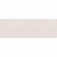 Faianta rectificata Mood White 30x90x0.7cm, alb, model ciment, finisaj mat