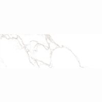 Faianta rectificata Paris White 30x90x0.7cm, alb, model marmura, finisaj lucios