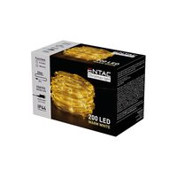 Ghirlanda 200 Microled WW 20m cu strat PVC IP44 ECML-200-WW