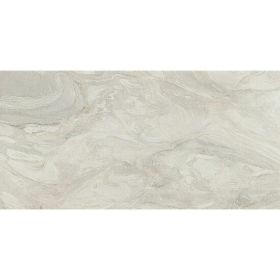 Gresie rectificata Horizon White 60x120 cm, alb, model ciment, finisaj mat