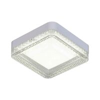 Aplică LED pătrată Homelight HL-A2, 23 W, 3105 lm, lumină rece 6500 K, 18 × 18 cm, alb, IP20, cod EL0085839