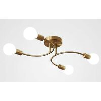 Lustra KJXD-514, 4 x E27, auriu, 220 V