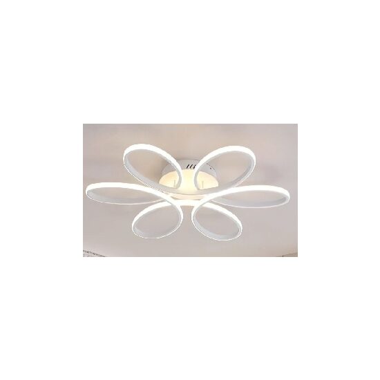 Plafoniera KJXD-349, 46 cm, alb, cu telecomanda, 220 V