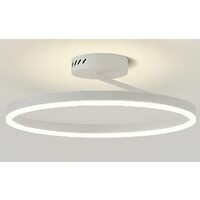 Plafoniera KJXD-387, 50 cm, alb, cu telecomanda, 220 V