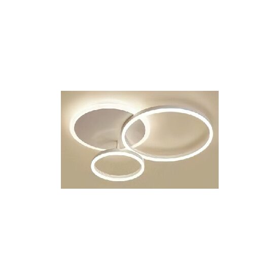 Plafoniera KJXD-394, 30 + 40 cm, alb, cu telecomanda, 220 V