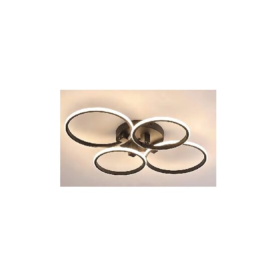 Plafoniera KJXD-359, 58 cm, negru, cu telecomanda, 220 V