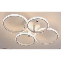 Plafoniera KJXD-359, 58 cm, alb, cu telecomanda, 220 V
