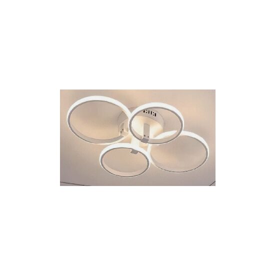 Plafoniera KJXD-359, 58 cm, alb, cu telecomanda, 220 V