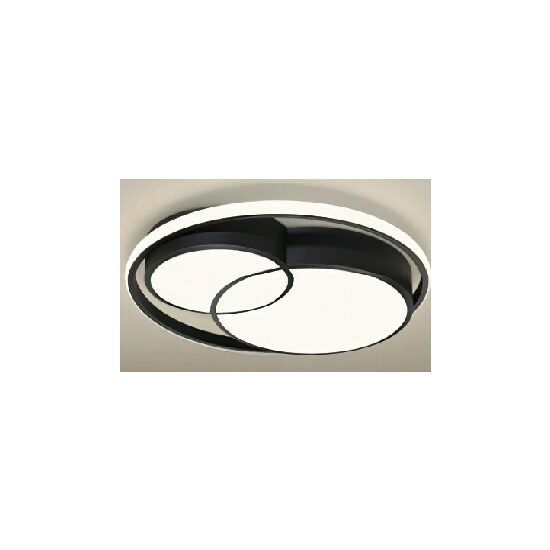 Plafoniera KJXD-035, 48 cm, negru, cu telecomanda, 220 V