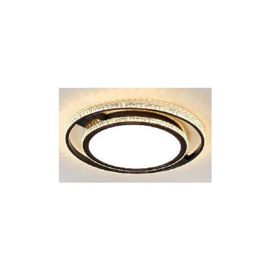 Plafoniera KJXD-057, 50 cm, negru, cu telecomanda, 220 V