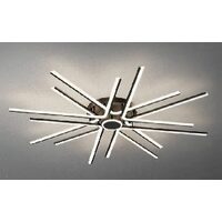 Lustra KJXD-331, 4 brate, negru, cu telecomanda, 220 V