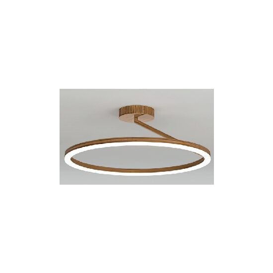 Plafoniera KJXD-103, 50 cm, aspect lemn, cu telecomanda, 220 V